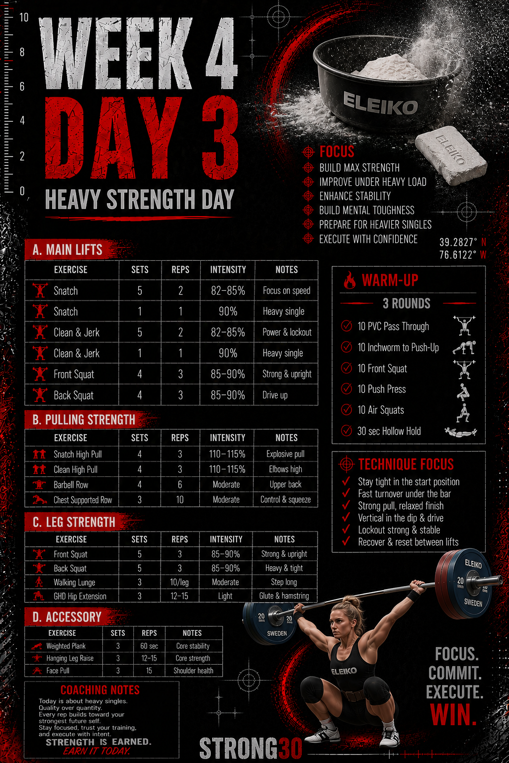 STRONG30 Weightlifting